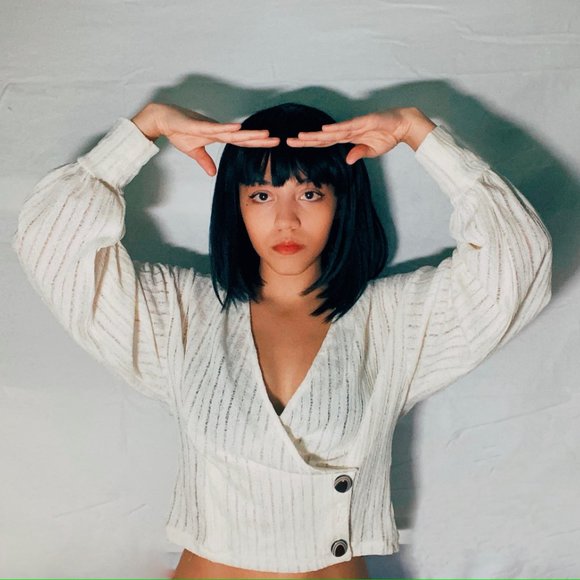 Sheer long-sleeve blouse - Picture 3 of 5